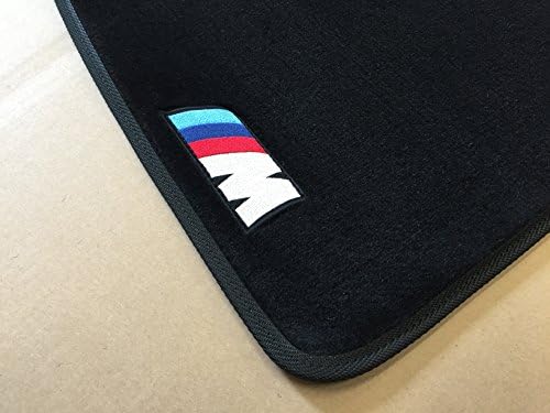 NEW CAR FLOOR MATS BLACK with ///M EMBLEM for BMW 1 series E87 2003 - 2011