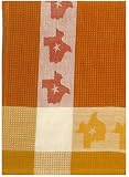 Waffle Weave 100% Cotton Texas Gold Dishtowel 18" X 28" Set / 6