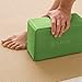Gaiam Yoga Block - Supportive Latex-Free EVA Foam Soft Non-Slip Surface for Yoga, Pilates, Meditation, Apple Green