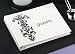 White Vintage Bouquet Guest Book