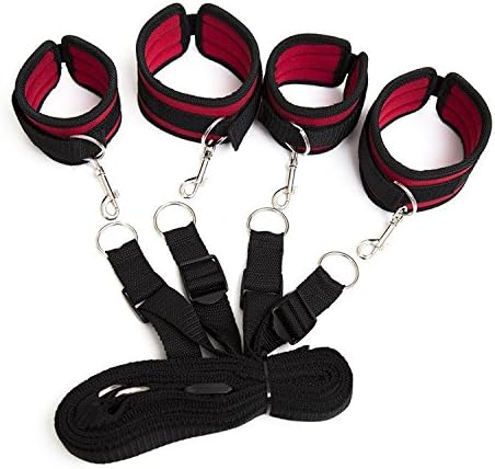 Adult supplies appeal berth bandages Red black peg bound bound bed toys appeal of husband and wife