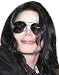 Michael Jackson Long Straight Wig and Glasses