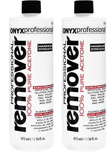 Onyx professional 100% acetone remover removes artifici…