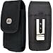 Vertical Canvas Rugged Belt Clip Case w/ Velcro Closure 4 Kyocera DURAPLUS E4233