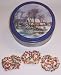 Gourmet Food : Scott's Cakes 1 lb. White Chocolate Covered Pretzel with Chocolate Chips & Jimmies in a Homestead Tin