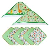 Rainforest 8Pc Gift Set (2 Hooded Towels, 6 Washcloths)