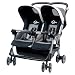 Peg-Perego Aria Twin 60/40 Stroller, Titanio