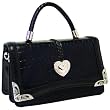 Embassy Faux Crocodile Leather Purse