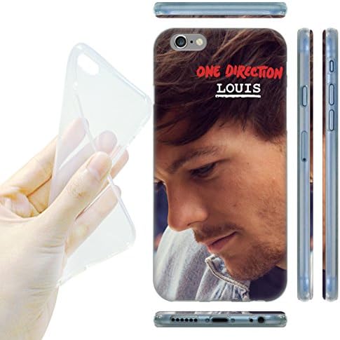 Official One Direction 1D Side Stare Louis Tomlinson Photo Soft Gel Back Case Cover for Apple iPhone 6 4.7