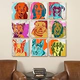 Set of 9 Pick Me 16in x 16in Canvas Wrap