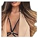 Mallcat Women Alluring Harness Bandage Hollow Out Bustier