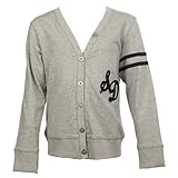 Salty Dog Boys Grey Patch V Neck Cardigan - 6 Years