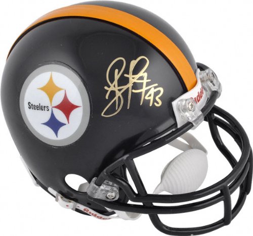 Troy Polamalu Pittsburgh Steelers Autographed Mini Helmet