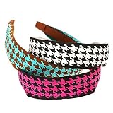 L. Erickson USA Ribbon Headband - Houndstooth