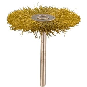 SE 1.5" Brass Wire Wheel Brush
