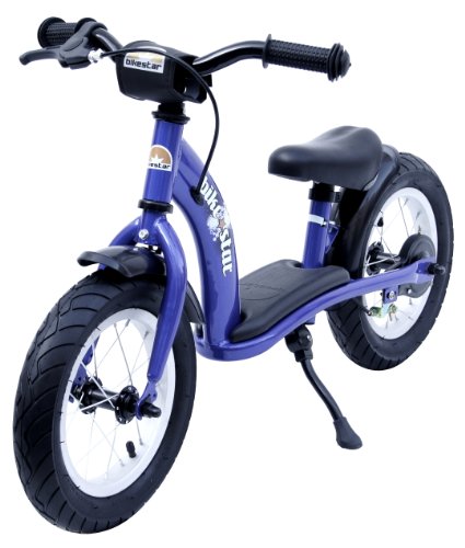 bike*star 30.5cm (12 Inch) Kids Learner Balance Beginner Run Bike Classic - Blue