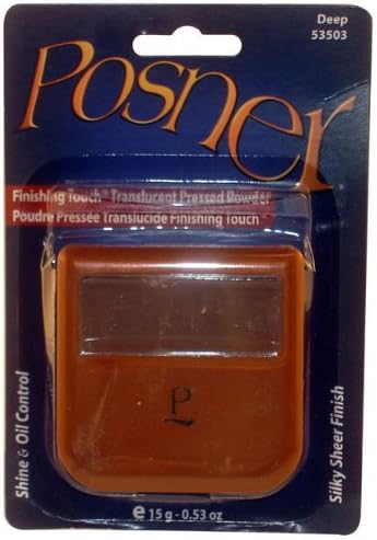 Posner Finishing Touch Translucent Pressed Powder - Deep 3-Count (Pack of 2)