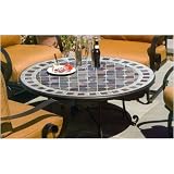 Alfresco Home 21-0425 Portobello 42 Inch Solid Top Chat Table