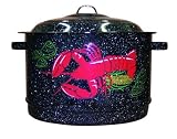 Graniteware 19 Quart Decorated Lobster Pot