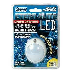 Feit Electric NL4 LED Eternalite 3-LED Modern Night Light with Sensor by 