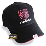 Dodge Ram Logo Hat Cap in Black (Apparel Clothing) by Gregs Automotive LLC