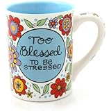 Enesco Our Name is Mud by Lorrie Veasey Blessed/Stressed Mug