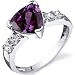 Solitaire Style 2.50 carats Alexandrite Cubic Zirconia Ring in Sterling Silver Available in Sizes 5 thru 9