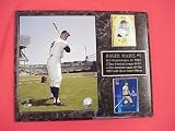 Yankees Roger Maris 2 Card Collector Plaque