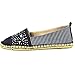 White Mountain Alfresco Women Round Toe Canvas Blue Espadrille