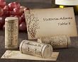 Maison du Vin Wine Cork Place Card Photo Holder with Grape-Themed Place Cards (Set of 72)