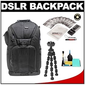 Click here to buy Vivitar Series One Digital SLR Camera Laptop Sling Backpack - Large (Black) Holds Most... by Vivitar.
