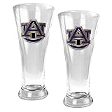 Auburn Tigers 2pc 19oz Pilsner Glass Set NCAA College Athletics