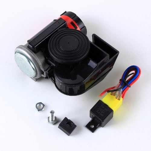 Motorcycle Horn Snail Compact Airhorn Car Vehicle Yacht Boat