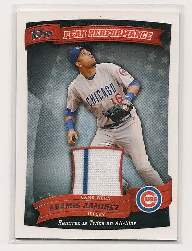 2010 Topps Peak Performance Relics #PPR-AR Aramis Ramirez - Chicago Cubs (Piece of Authentic Game Used Jersey) (Baseball Cards)