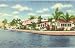 1950s Vintage Postcard - Beautiful Island Homes - Fort Lauderdale Florida