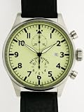 Huguenin Observer Reverse Luminous Dial Aviation Chronograph