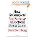 How to Complete and Survive a Doctoral Dissertation