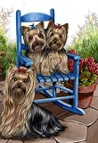 Yorkshire Terrier Patio Sweetheart Garden Flag