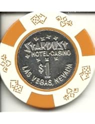 $1 stardust silver inlay obsolete vintage las vegas casino chip