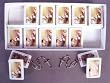 Rosary Display with 12 Confirmation Rosaries in Gift Boxes