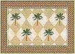 Colonial Palms Placemat - 13 x 18 Placemat