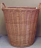 Large Wicker Willow Log Storage Basket Great also for Linen & Toys 5344