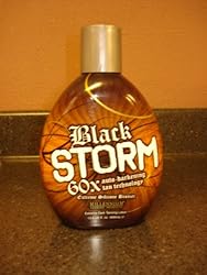 2010 Black Storm 60x Auto Dark Silicone Bronzer 13.5 Oz