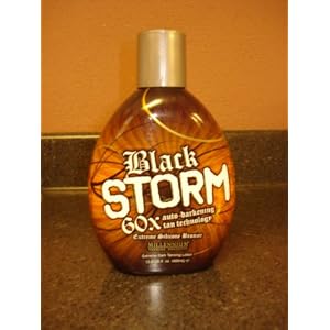 2010 Black Storm 60x Auto Dark Silicone Bronzer 13.5 Oz