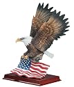 Eagle Figurine American Bald Eagle Wildlife Collectible Statue