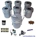 Aeroponic sprayer system Hydroponics kit Large indoor gardening