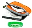 Neoprene Sleeve Case (Orange) for Panasonic Lumix DMC-TS1 Digital Camera Silver