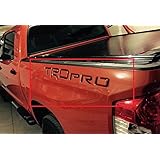 Piano Black TRD Pro Letters for Toyota Tundra 2014 2015 2016 Truck Bed Inserts