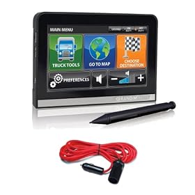 Rand McNally Intelliroute TND-510 Truck GPS with 12V Extension Cord With Cigarette Lighter Plug by 