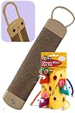 Cleo Pet Carpet Scratch Pad (Blue) & Cheesy Mice set - lots of scratch and playtime fun for cats and kittens!